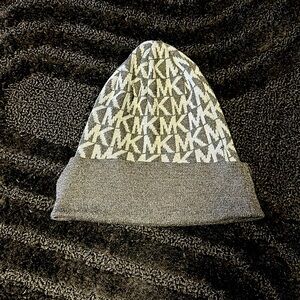 Michael Kors Repeating MK Logo Knit Winter Hat/ Beanie